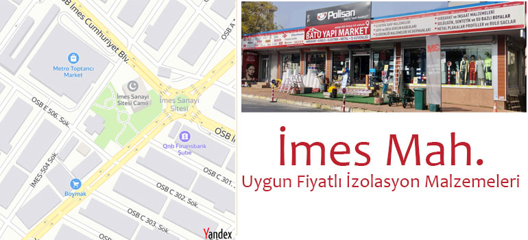 İmes Uygun Fiyatlı İzolasyon Malzemeleri