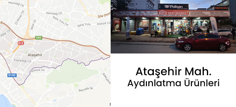 Ataşehir Led Spot Panel Elektrik ve Aydınlatma Ürünleri