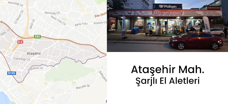 Ataşehir şarjlı matkap ve şarjlı el aletleri