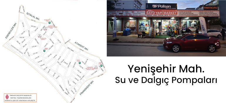 Yenişehir Mahallesi Su Tahliye Pompası ve Su Pompası - Dalgıç Pompalar